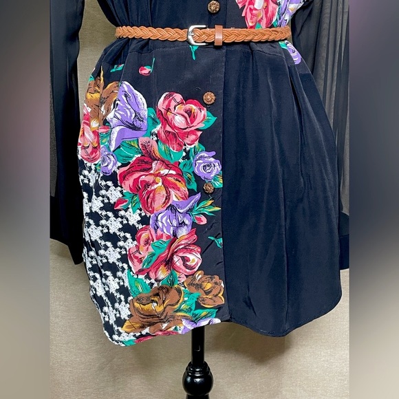 VINTAGE 80’s JKLA California Sheer Sleeve Blouse (L) - Picture 7 of 14